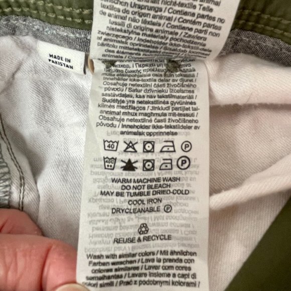 Jack & Jones Bowie Flat Front Chino Shorts Nautical Theme Green Size XL (36/38) - Picture 10 of 10